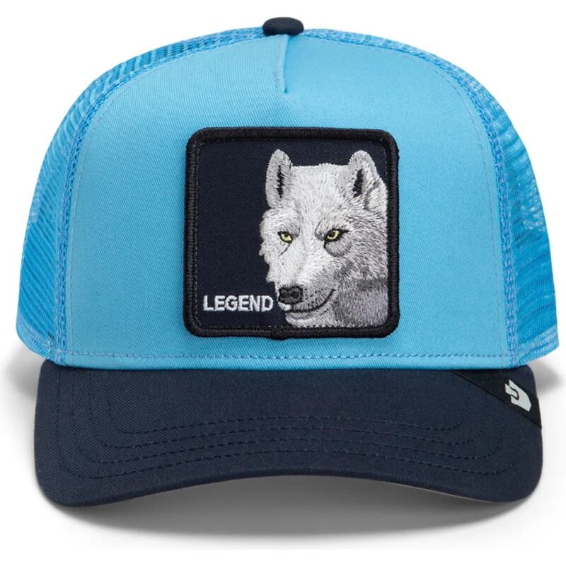 cappello-curvo-blu-snapback-legend-wolf-original-recipe-the-farm-goorin-bros cappello-curvo-blu-snapback-legend-wolf-original-recipe-the-farm-goorin-bros