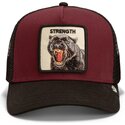 cappello-curvo-rosso-snapback-strength-panther-original-recipe-the-farm-goorin-bros