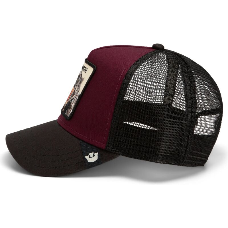 cappello-curvo-rosso-snapback-strength-panther-original-recipe-the-farm-goorin-bros cappello-curvo-rosso-snapback-strength-panther-original-recipe-the-farm-goorin-bros