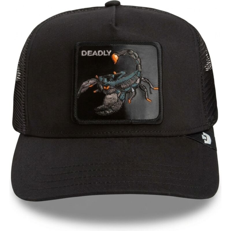 cappello-curvo-nero-snapback-deadly-scorpion-original-recipe-the-farm-goorin-bros