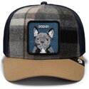 cappello-curvo-multicolore-snapback-brit-frenchie-check-mate-dodgy-the-farm-goorin-bros