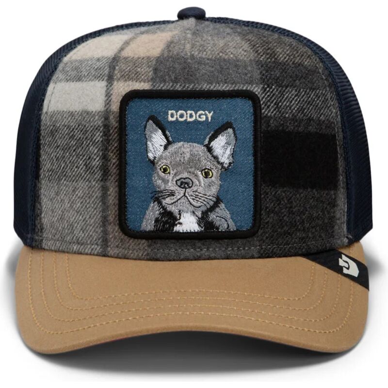cappello-curvo-multicolore-snapback-brit-frenchie-check-mate-dodgy-the-farm-goorin-bros