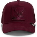 cappello-curvo-rosso-snapback-tonal-bae-full-intent-the-farm-goorin-bros