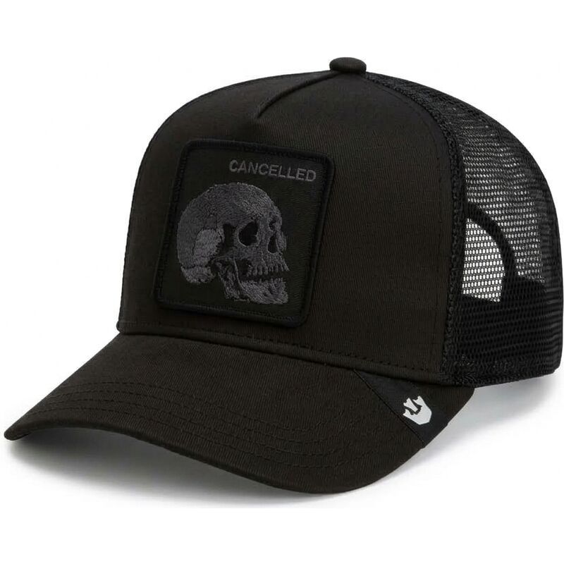 cappello-curvo-nero-snapback-tonal-skull-full-intent-cancelled-the-farm-goorin-bros