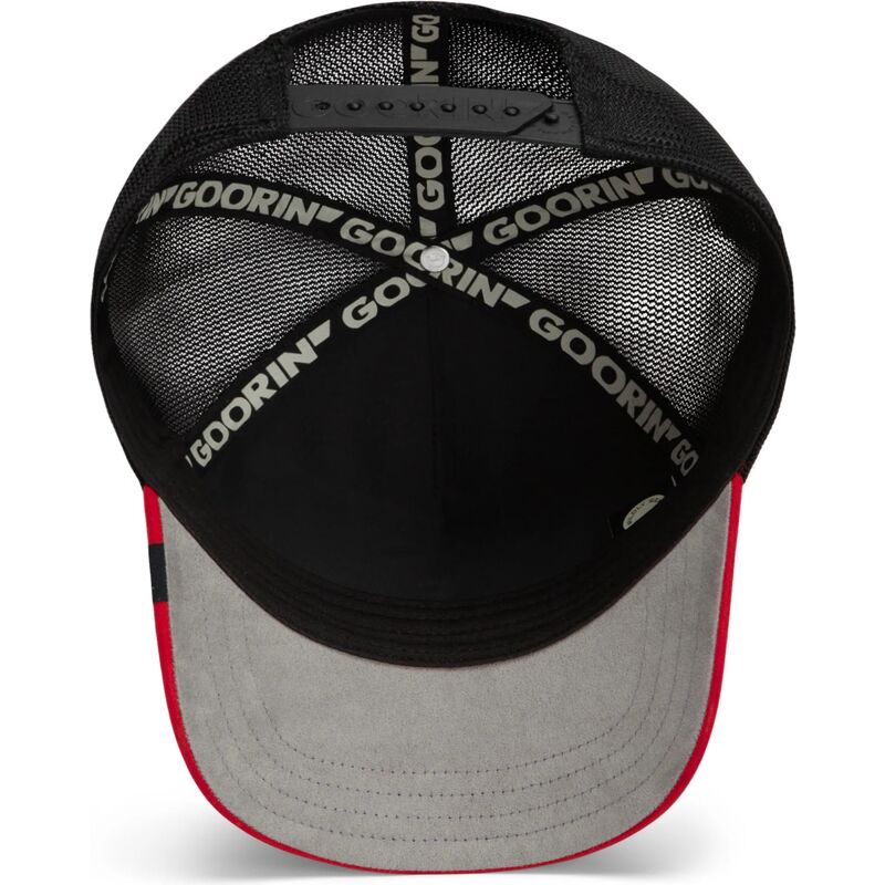 cappello-curvo-nero-snapback-cancelled-skull-microsuede-the-farm-goorin-bros cappello-curvo-nero-snapback-cancelled-skull-microsuede-the-farm-goorin-bros
