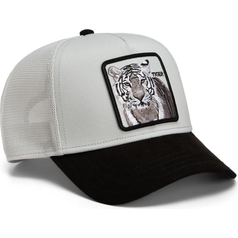 cappello-curvo-grigio-snapback-suede-tiger-microsuede-the-farm-goorin-bros cappello-curvo-grigio-snapback-suede-tiger-microsuede-the-farm-goorin-bros