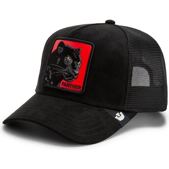 Cappello curvo nero snapback Rossa Microsuede The Farm Goorin Bros.