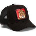 cappello-curvo-nero-snapback-re-leone-rosso-microsuede-king-the-farm-goorin-bros