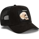 cappello-curvo-nero-snapback-suede-cancelled-skull-microsuede-the-farm-goorin-bros