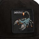 cappello-curvo-nero-snapback-suede-scorpion-microsuede-the-farm-goorin-bros