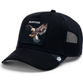 Cappello curvo nero snapback Suede Relentless Eagle Microsuede The Farm Goorin Bros.