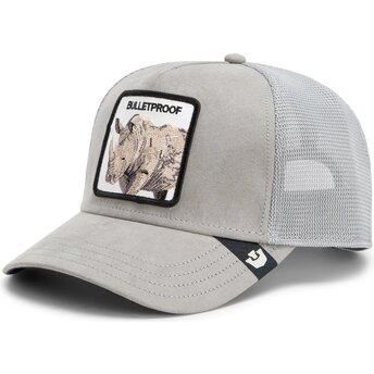 Cappello curvo grigio snapback Suede Rhino Microsuede Bulletproof The Farm Goorin Bros.