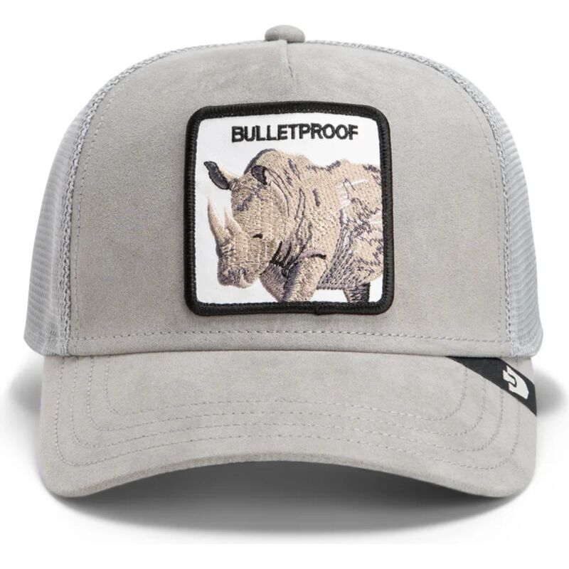 cappello-curvo-grigio-snapback-suede-rhino-microsuede-bulletproof-the-farm-goorin-bros