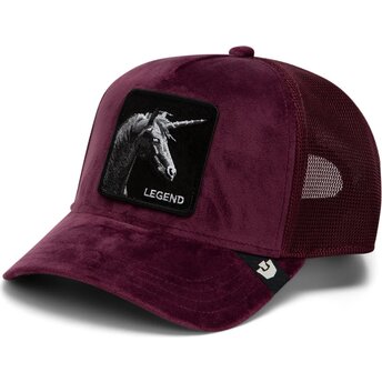 Cappello curvo rosso snapback Velour Legend The Farm Goorin Bros.