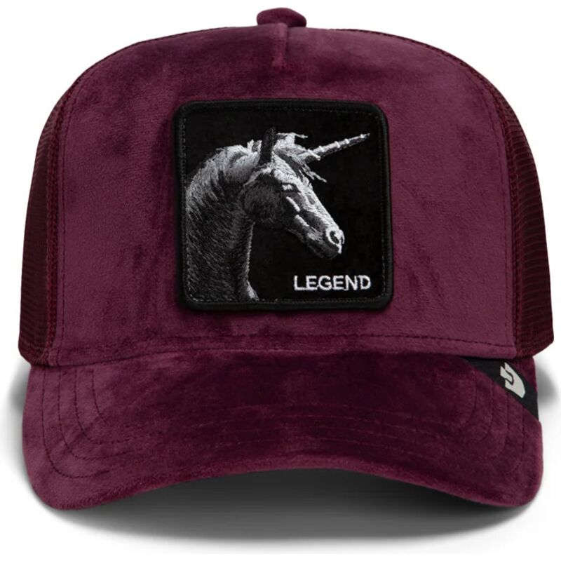 cappello-curvo-rosso-snapback-velour-legend-the-farm-goorin-bros