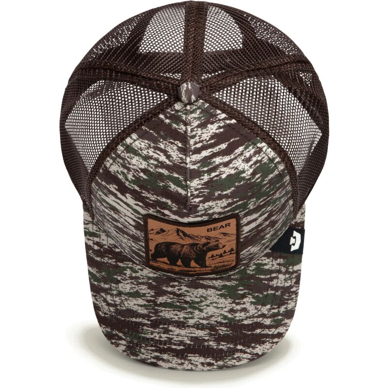 cappello-curvo-mimetizzazione-snapback-engraved-bear-camo-glitch-the-farm-goorin-bros