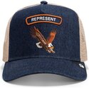 cappello-curvo-blu-marino-snapback-represent-rocker-denim-after-dark-the-farm-goorin-bros
