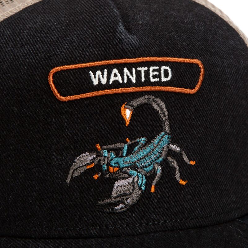 cappello-curvo-nero-snapback-wanted-rocker-denim-after-dark-the-farm-goorin-bros cappello-curvo-nero-snapback-wanted-rocker-denim-after-dark-the-farm-goorin-bros