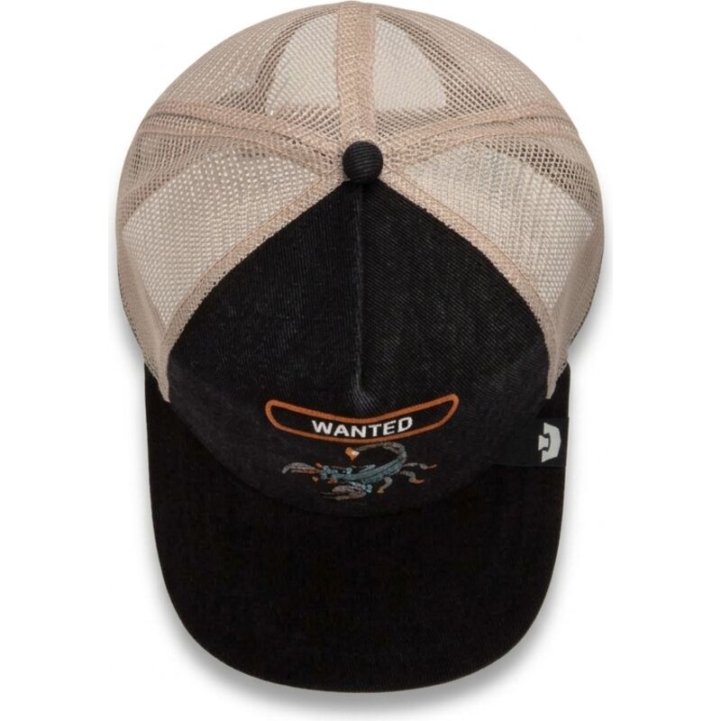 cappello-curvo-nero-snapback-wanted-rocker-denim-after-dark-the-farm-goorin-bros cappello-curvo-nero-snapback-wanted-rocker-denim-after-dark-the-farm-goorin-bros