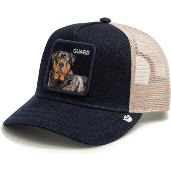 Cappello curvo blu marino snapback Guard Denim After Dark The Farm Goorin Bros.