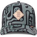 cappello-curvo-verde-snapback-hft-denim-oracle-di-djinns