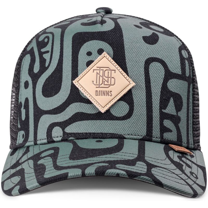 cappello-curvo-verde-snapback-hft-denim-oracle-di-djinns