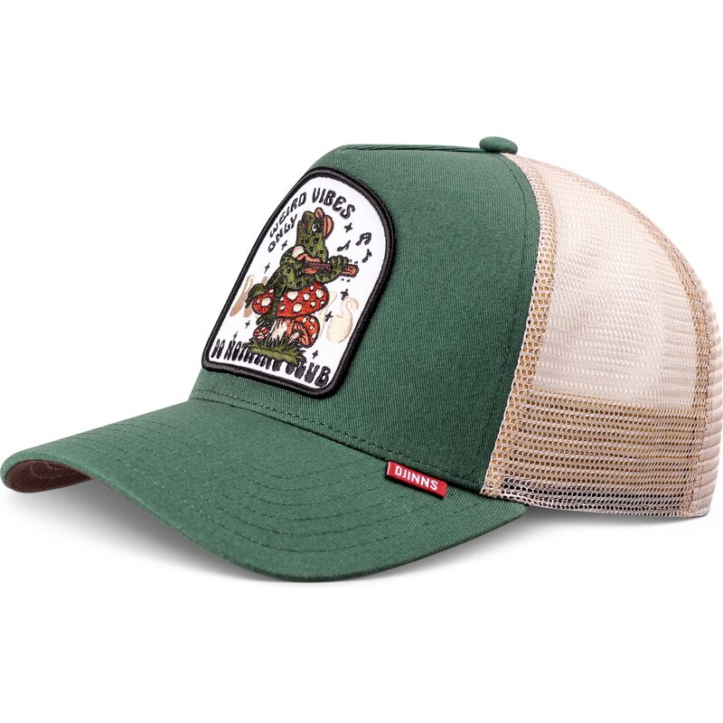 cappello-curvo-verde-snapback-hft-do-nothing-club-weird-vibes-frog-di-djinns