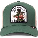 cappello-curvo-verde-snapback-hft-do-nothing-club-weird-vibes-frog-di-djinns