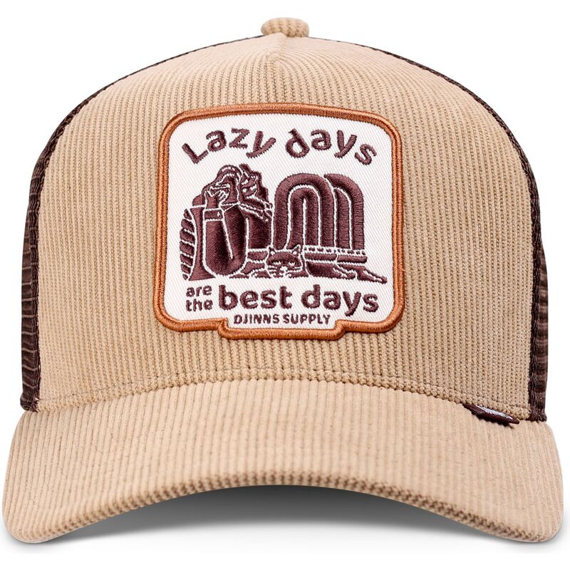 cappello-curvo-kaki-snapback-hft-lazy-days-di-djinns