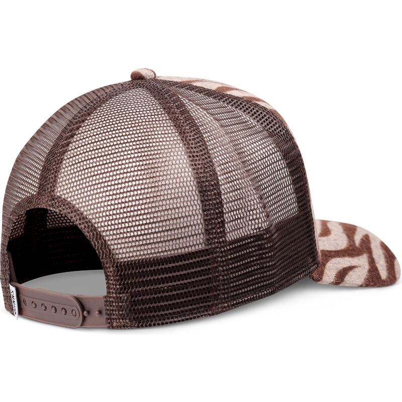 cappello-curvo-marrone-snapback-hft-rubbertigerstripes-di-djinns