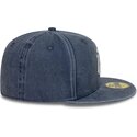 cappello-piatto-blu-marino-aderente-59fifty-washed-dei-new-york-yankees-mlb-di-new-era