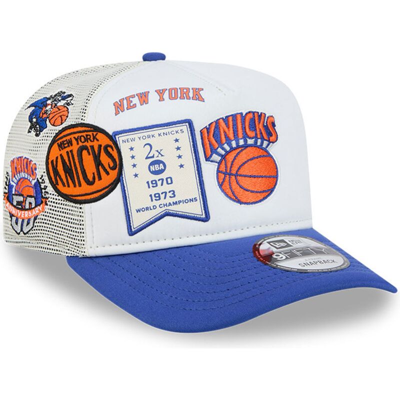 cappello-curvo-bianco-snapback-hardwood-classics-9fifty-a-frame-precurved-dei-new-york-knicks-nba-di-new-era cappello-curvo-bianco-snapback-hardwood-classics-9fifty-a-frame-precurved-dei-new-york-knicks-nba-di-new-era