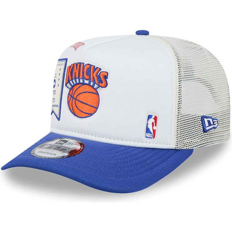 cappello-curvo-bianco-snapback-hardwood-classics-9fifty-a-frame-precurved-dei-new-york-knicks-nba-di-new-era cappello-curvo-bianco-snapback-hardwood-classics-9fifty-a-frame-precurved-dei-new-york-knicks-nba-di-new-era