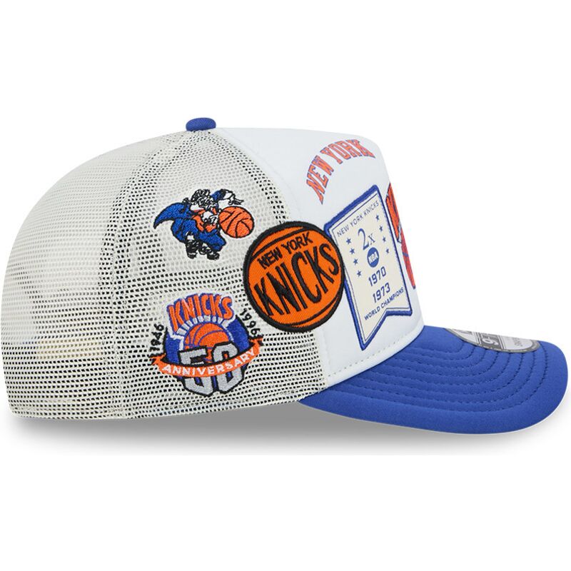 cappello-curvo-bianco-snapback-hardwood-classics-9fifty-a-frame-precurved-dei-new-york-knicks-nba-di-new-era cappello-curvo-bianco-snapback-hardwood-classics-9fifty-a-frame-precurved-dei-new-york-knicks-nba-di-new-era