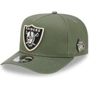 cappello-curvo-verde-snapback-9fifty-a-frame-precurved-side-pin-dei-las-vegas-raiders-nfl-di-new-era