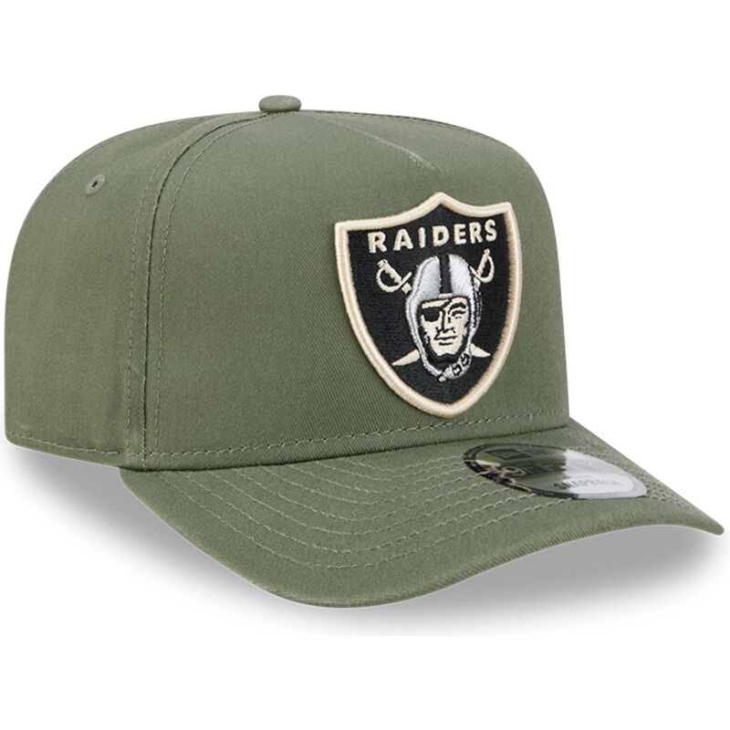 cappello-curvo-verde-snapback-9fifty-a-frame-precurved-side-pin-dei-las-vegas-raiders-nfl-di-new-era