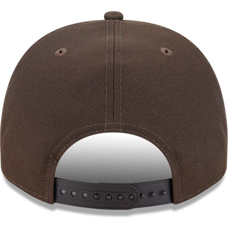cappello-curvo-marrone-snapback-9fifty-a-frame-precurved-visor-pin-dei-los-angeles-dodgers-mlb-di-new-era