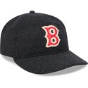 cappello-curvo-nero-cinghia-regolabile-9fifty-retro-crown-precurved-dei-boston-red-sox-mlb-di-new-era