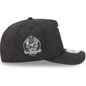 cappello-curvo-nero-snapback-9fifty-a-frame-precurved-checkered-dei-los-angeles-dodgers-mlb-di-new-era
