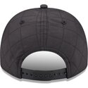 cappello-curvo-nero-snapback-9fifty-a-frame-precurved-checkered-dei-new-york-yankees-mlb-di-new-era