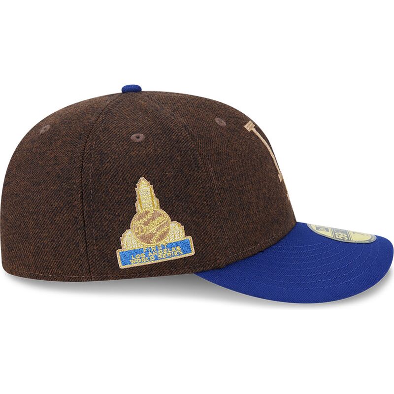 cappello-curvo-marrone-aderente-59fifty-precurved-dei-los-angeles-dodgers-mlb-di-new-era cappello-curvo-marrone-aderente-59fifty-precurved-dei-los-angeles-dodgers-mlb-di-new-era