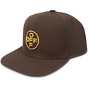 cappello-piatto-marrone-snapback-off-embroidered-twill-di-l-ab-c-o-off-white