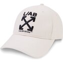 cappello-curvo-beige-cinghia-regolabile-clamp-arrows-pu-leather-di-l-ab-c-o-off-white