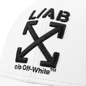 cappello-curvo-bianco-cinghia-regolabile-clamp-arrows-pu-leather-di-l-ab-c-o-off-white