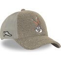 cappello-curvo-grigio-snapback-loo14-bun-bugs-bunny-looney-tunes-di-capslab