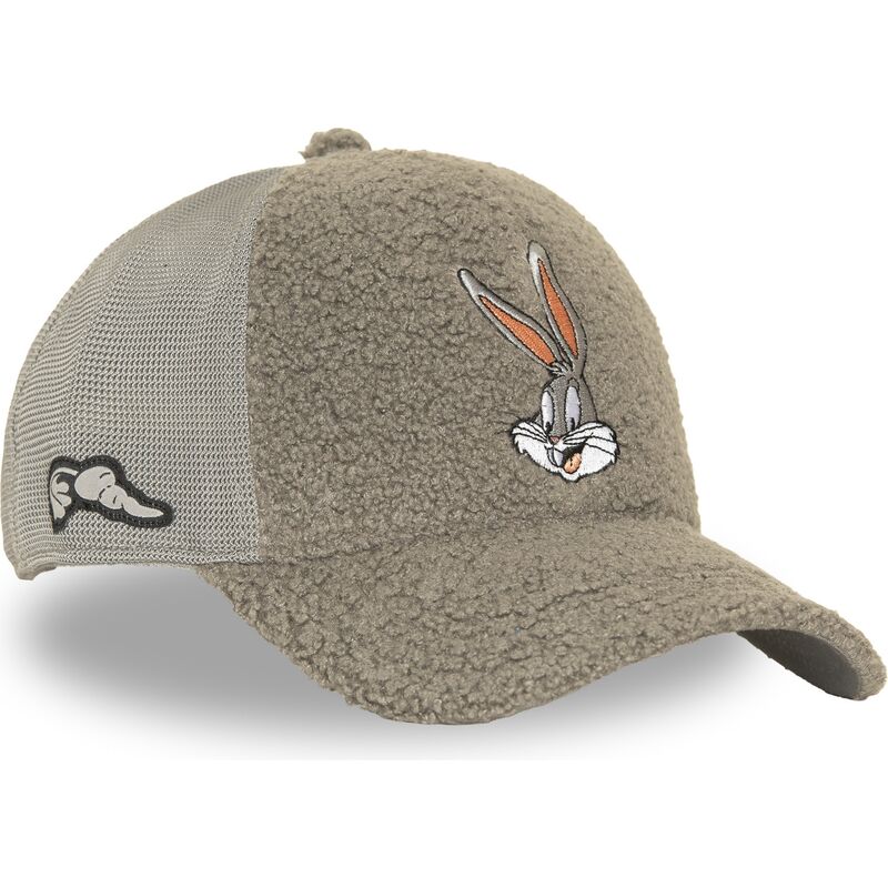 cappello-curvo-grigio-snapback-loo14-bun-bugs-bunny-looney-tunes-di-capslab