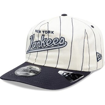 Cappello curvo blu marino snapback 19TWENTY Pinstripe dei New York Yankees MLB di New Era