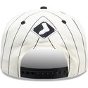 cappello-curvo-nero-snapback-19twenty-pinstripe-dei-chicago-white-sox-mlb-di-new-era