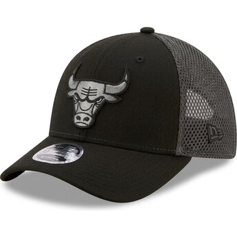 Cappello curvo nero aderente 39THIRTY M-Crown Neo dei Chicago Bulls NBA di New Era