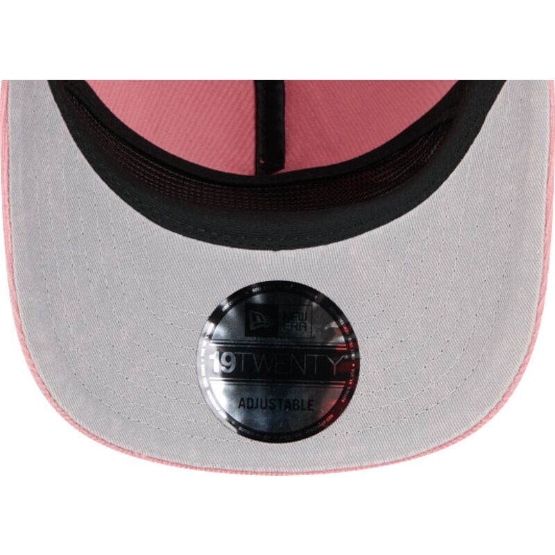 cappello-curvo-rosa-cinghia-regolabile-19twenty-precurved-corduroy-pastel-dei-los-angeles-dodgers-mlb-di-new-era